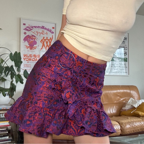 NWT OPENING CEREMONY MINI SKIRT PAISLEY - Picture 7 of 8